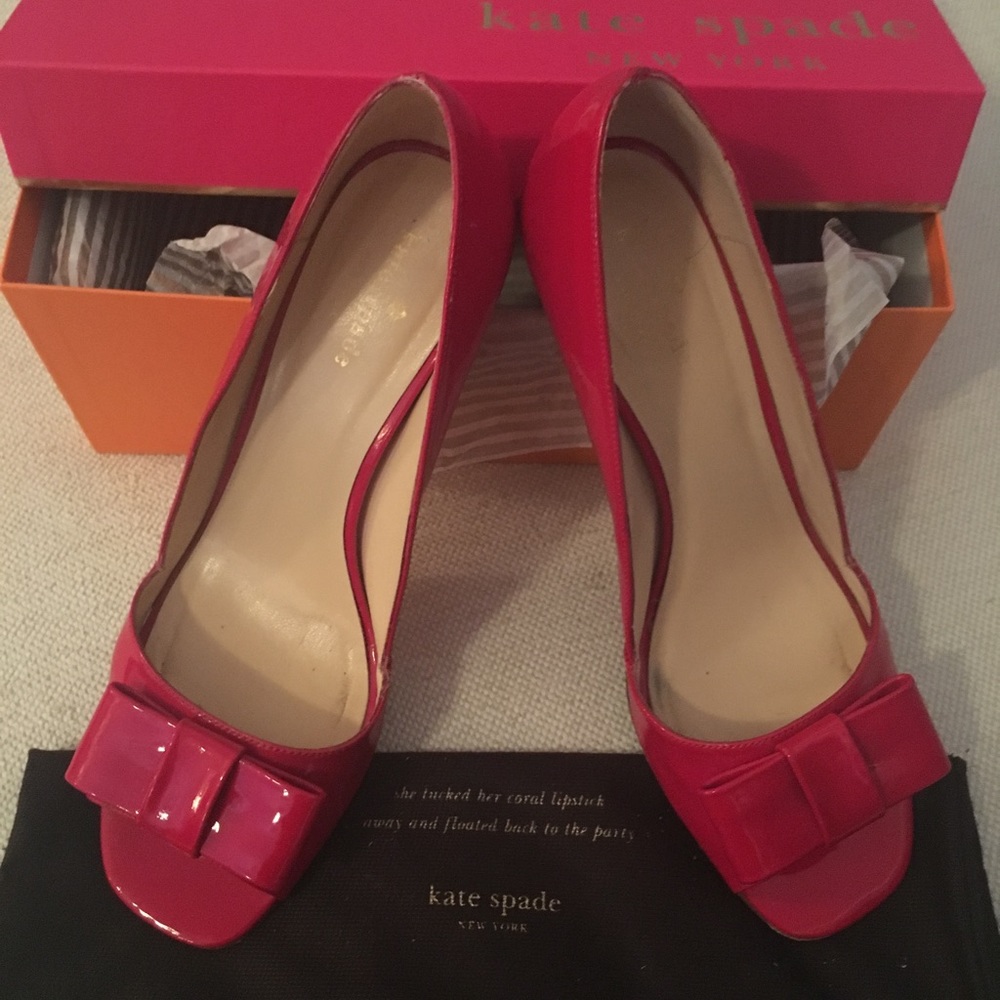 Kate Spade Red Bow Heels
